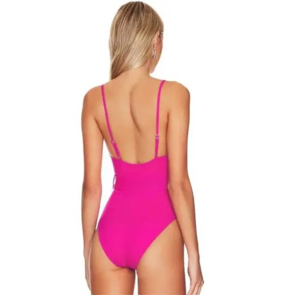 SIMKHAI Harlee One Piece in Berry NWOT Size Medium - Picture 2 of 3